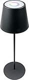 SCHWAIGER OTL200 013 Tischlampe Nachtlicht LED-Lampe Garten-Leuchte Stehlampe RGB Touch Akku dimmbar warmweiß Indoor & Outdoor IP44 schwarz