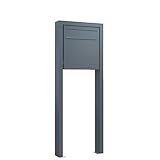 Zaunbriefkasten, Design Zaunbriefkasten Latina Stand in Anthrazit - Bravios