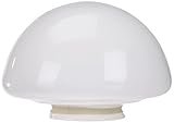 Westinghouse Lighting 8704940 Lampenschirm 6,6 cm aus Opalglas, Pilzform, weiß, 17.5 x 17.5 x 12.6 cm