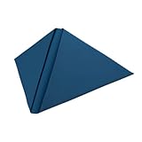 Duni Dunilin Servietten Dunkelblau 40x40 1/4 Falz 45 Stück, Dunilin Dunkelblau