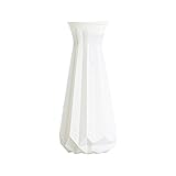 MSUIINT Vintage Matte Design Gerippte Keramik Blumenvasen, Imitation Keramik Vase, Home Decor Vase Europäisch für Wohnzimmer Tisch Home Office