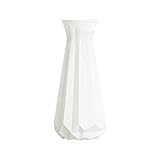 MSUIINT Vintage Matte Design Gerippte Keramik Blumenvasen, Imitation Keramik Vase, Home Decor Vase Europäisch für Wohnzimmer Tisch Home Office