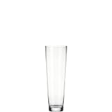 Leonardo Konisch Boden-Vase, handgefertigte Glas-Vase, konisch geformte Blumen-Vase, Deko-Vase aus Glas, mit massivem Eisboden, Höhe: 50 cm, 029556