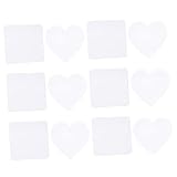 BESTonZON 12 Stück Leere Kühlschrank-Bürodekoration Kühlschrank-Dekor Diy-Magnete Lustige Magnete Sublimationsrohlinge Sublimationsrohlinge Individuelle Kühlschrank-Dekoration Leere