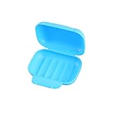 FOMIYES Box Quadratische Behälter Mit Deckel Reise-Seifenstück Kunststoff-to-Go-Behälter Seifenstückhalter Für Dusche Seifenabfluss-Sparer Seifenschalen Für Stück