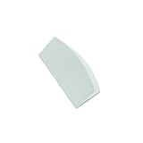 GARDINIA Magnet-Clip, Für Schiebevorhang / Flächenvorhang als Griffschutz und zur Dekoration, 3,3 x 6,2 cm, Kunststoff, Weiß