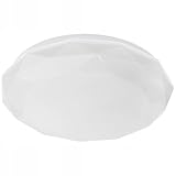 LUMILED LED Deckenleuchte Kristalleffekt 12W 1080lm Diamant Deckenlampe 4000K Neutralweiß Ø26cm IP44 weiß rund Badlampe Decke Wohnzimmerlampe Küchenlampe Bürolampe Flurlampe Sternenhimmel