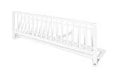 Pinolino 172447 - Bettschutzgitter, 120 x 32 x 40 cm, weiß