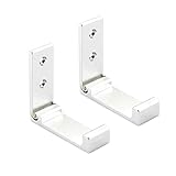 IXART Garderobenhaken Space Aluminium Lochfreier Kleiderhaken Wandmontiert Versteckt Kreativ Klappbar Kleiderbügel Metallhaken Wandmontiert Einziehbar 2St Wandgarderobe (Color : Silver)