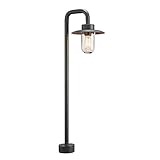 SLV LED Pollerleuchte MOLAT, Laterne | Standleuchte Außen-Beleuchtung im Industrie-Design | Outdoor Wege-Leuchte, Kandelaber, Sockellampe, Garten-Beleuchtung, Gartenleuchte | E27, max. 60W