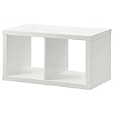Ikea Kallax Regal, Bücherregal, Wandregal, Raumteiler in weiß (77 x 42 cm)