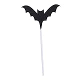 TopperPartykuchen Kinder Topper Karnevalskuchen für Erwachsene und Dekorationen 15 Stück Blumensäulen Rost (black, One Size)