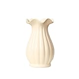 Trockenblumenvase, Moderne Keramikvase, Blumen- Und Pflanzenpräsentationsbehälter, Heimdekorvase Und Tischdekorationsvase Für Hochzeit Und Einweihungsparty, Weiß/grün, 25 Cm Hoch(Size:25cm,Color:Weiß)