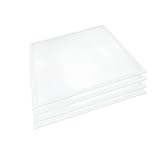 LED Panel, Deckenleuchte Büro, Rasterleuchte 62x62 cm, 36 W | 3600 lm | mit PHILPS-Netzteil | TÜV-geprüft | ENEC | LED Bürolampen für Rasterdecken (kaltweiß, 4 Stück)