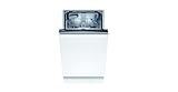 Bosch Hausgeräte SPV2HKX41E Serie 2 Smarter Geschirrspüler vollintegriert, 45 cm breit, Extra Trocknen auf Knopfdruck, InfoLight roter Lichtpunkt am Boden, AquaStop Schutz gegen Wasserschäden, Weiß