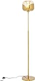 Kare Design Stehleuchte Golden Goblet Ball, goldene Stehlampe für das Wohnzimmer in modernem Design, edle Lampe für das Wohnzimmer (H/B/T) 160 25 25