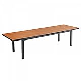 Oviala Gartentisch, rechteckig, ausziehbar, Holz