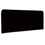 LOVIVER Bett Kopfteil Bezug Bettkopfteil Hussen Kopfteilbezug 200 x 80 cm, Schwarz, 150x80cm