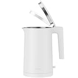 Xiaomi Mi Electric Kettle 2 Wasserkocher BPA-frei (1,7 Liter, 1.800 Watt, Edelstahlinnengehäuse, Aluminium Heizplatte, Kontrollleuchte, Deckelöffnung per Knopfdruck, 360°Sockel mit Kabelaufwicklung)