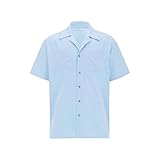 Notinzo Herren-Baumwoll-Leinen-Lose-beiläufiges Strand-Langarmhemd Herren Hemd Rot