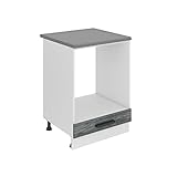 Belini Unterschrank Küche, Küchenunterschrank 60 cm Breite. SDP Küchenunterschrank mit Arbeitsplatte. Küchenschrank ohne Tür, mit Schubladen, Glamour Wood