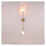 Minimalistische Bronze-Foyer-LED-Wandlampen-Leuchten Modernes Schlafzimmer Nachts-Gang-Wandlampe sconce - Loft-Korridor-Leuchte,Kunst-Wandleuchten