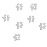 Silberne süße Wohnzimmer-Blumen-Wandaufkleber, Wandaufkleber, Sofa-Wandbild, Acryl, Zuhause, Badezimmer, Aufkleber, Fliesenaufkleber, 10,2 x 10,2 cm