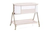 Fillikid Beistellbett Dream Exclusiv 3in1 | Babybetten, Zustellbett ab Geburt bis ca. 6 Monate | Kinderbett, Kinderreisebett mit Höhenverstellung, Matratze & Räder