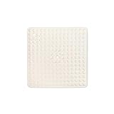 WohnDirect Duschmatte Weiß/quadratisch: 60x60 cm - sehr rutschfest & sehr robust - Antirutschmatte für Dusche oder Badewanne - waschbar bei 60°C