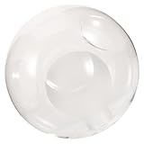 OSALADI Kugel Lampenschirm Ersatzglas Opal Glasschirm Ersatzschirm 120mm G9 Lichthöhle Lampen Abdeckung für Hängelampe Pendelleuchte Deckenlampe Wandlampe Stehlampe Balkon