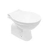 Stand WC Taharet/Bidet/Hygienedusche Abgang Boden Senkrecht + Softclose Deckel