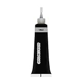 TAOMENG 20ml Leder Reparatur, Flüssigleder Lederreparaturgel, Leder Reparatur Creme, Vinyl Und Leder Kunstleder Reparatur Farben Für Autositz, Möbel, Sofa Mäntel, Lederjacke (Schwarz/Weiß)