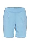 ICHI IHKATE SHO3 Damen Sweatshorts Bermuda Shorts Kurze Hose mit Stretch-Anteil Regular-Fit, Größe:XXL, Farbe:Little Boy Blue (164132)