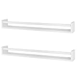 TUEGEGNS 81,3 cm weiße Kinderzimmer-Regale, 2er-Set, Kinderzimmer-Bücherregale für Bücherregal, Wand, Bücherregale für Kinder, Bücherregal, Organizer für Baby-Kinderzimmer-Dekor (weiß)