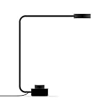 graue Nachttischlampen Postmoderne Tischleuchte Augenschutz Schlafzimmer Nachttischlampe Minimalistische LED Schreibtischlampe 16,5-Zoll-Hohe Schmiedeeisen Leselampe, Gold / Schwarz Tischlampe aus Mes