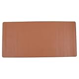 wrtgerht Picknicktisch-Abdeckung Tischdecke: PU-Leder Camping-Tischdecke Outdoor-Tischabdeckung Tischsets Tischsets KitcheDining Decor Strandmatte Küchengeräte (Color : Light Brown)