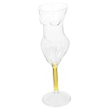 BESTonZON Menschliches Weinglas Klare Gläser Schnapsgläser Aus Glas Glaskelch Hochzeits-Schnapsgläser Rotweinglas Cocktailkelch Für Partydekorationen Menschlicher Körper