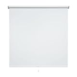 Verdunkelungsrollo Springrollo Schnapprollo Rollo Weiß Breite 60 - 200 cm Länge 160 cm Blickdicht Blickschutz (140 x 160 cm)
