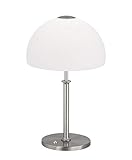 Fischer & Honsel Tischleuchte Avignon 1x LED 13,0 Watt, nickelfarben, stufenlos dimmbar, 50029, 25 x 25 x 42 cm (LxBxH), 1500 lm, 2700 K