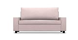 COMFORTLY 2-Sitzer-Schonbezug für Sofa, Bett, handgefertigt, kompatibel mit Vilasund-Couch, nur Bezüge (Cashmere Blends - Flamingo)