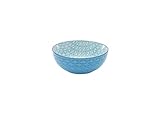 Neu Müslischale Dessertschale Salatschüssel Mediterran | Steinzeug |Blau | Ø 15 cm …