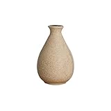 Vase im Vintage-Stil, alte Holzvase, Wohnzimmer, Blumenarrangement, Heimdekoration, Schreibtisch, kreative Vase (Color : Brown, Size : 12 * 4.2cm)