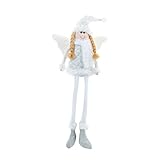 Warmhm 1 Stück Engel Mädchen Ornamente Krippe Deko Ornamente Für Kinder Santa Ornament Weihnachten Hängende Engel Weihnachtspuppe Weihnachtsengel Ornamente Puppe Spielzeug Party Puppe