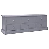 lvssiao Schuhbank mit Sitz, Sitzsack, Aufbewahrungsbank, Eingangsbank aus dunkelgrauem Holz, 115 x 30 x 40 cm, für Schlafzimmer, Wohnzimmer, Sofas