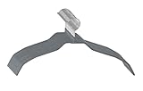 WENKO Alessia Kleiderbügel Metall Funktionsbügel 20er Set [rutschfest & platzsparend] für Blusen, Hemden, Kleider, Garderobe, Grau