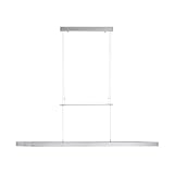 SellTec LED Pendelleuchte 120-179 cm ausziehbar | Hängeleuchte mit Farbtemperatursteuerung CCT, Touchdimmer | Pendellampe höhenverstellbar für Wohnzimmer Küche Esszimmer