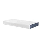 TEMPUR EASE Roll-Matratze 90 x 200 cm - Höhe 18 cm mit Memory Foam, Liegegefühl mittelhart, waschbarer Bezug, 10 Jahre Herstellergarantie, Weiß