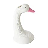 predolo Schwanenhalsvase, dekorative Keramikvase, Blumenvase für Esszimmer, Hochzeit, Schlafzimmer