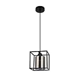 LPFWSK Einfache Dorp-Licht-Hängelampe mit geometrischer Form, Doppelring-Spotlight-Würfel, ausgehöhlte nordische Decken-Hängelampe für Bar, Küche, Insel, Büro, Wohnzimmer, Esszimmer