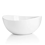 Sweese 104.001 Salatschüssel aus Porzellan, 1000 ml, Verwenden Sie als Salatschale, Müslischale, Suppenschale, Rührschale, Servierschale